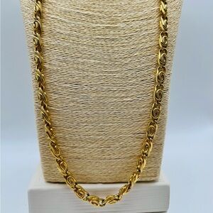 Vintage Anne Klein Heavy Gold Necklace